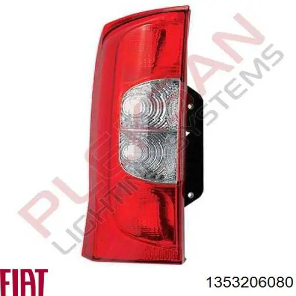 1353206080 Fiat/Alfa/Lancia Lanterna traseira esquerda