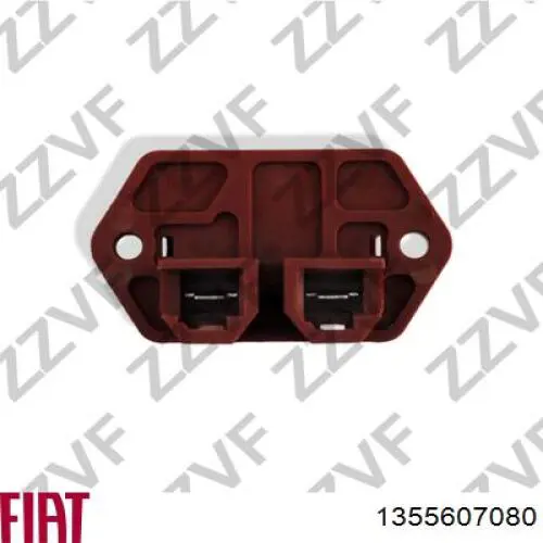 Compre 1355607080 Fiat/Alfa/Lancia Resistor (resistência) de ventilador de forno (de aquecedor de salão)