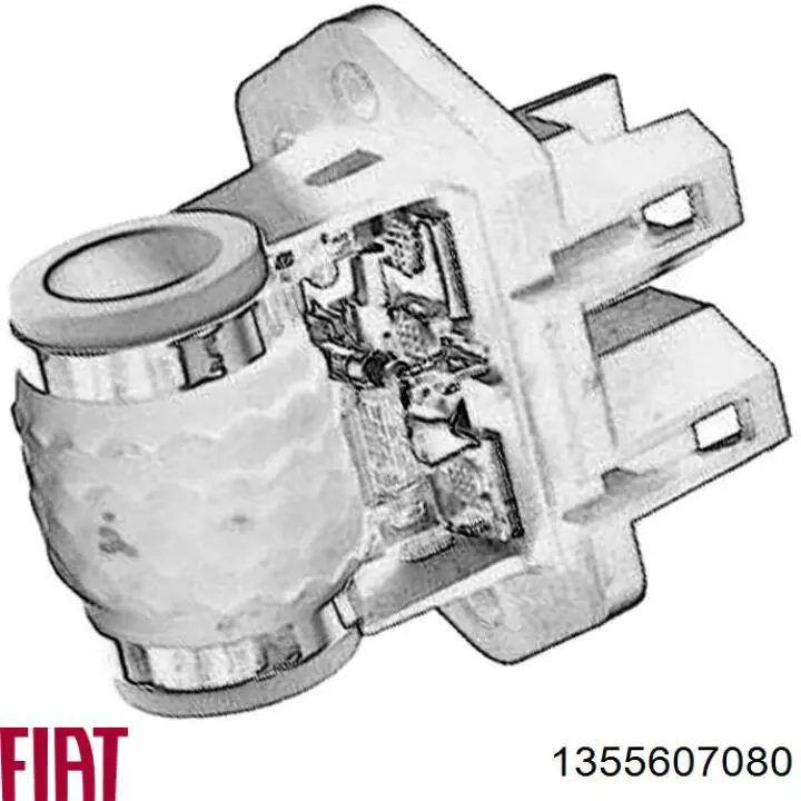 1355607080 Fiat/Alfa/Lancia Resistor (resistência) de ventilador de forno (de aquecedor de salão)