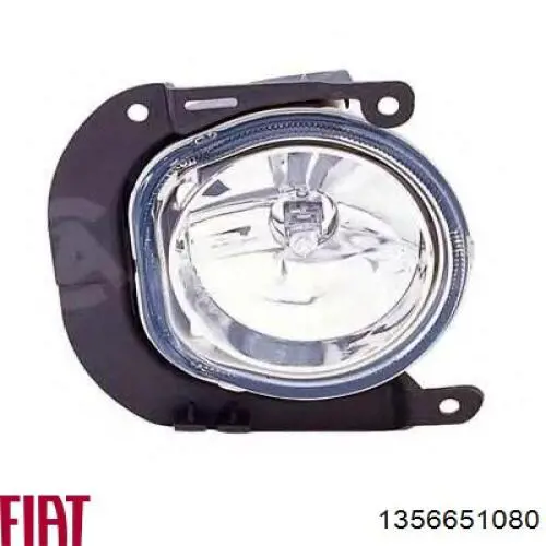 1356651080 Fiat/Alfa/Lancia Luzes de nevoeiro esquerdas/direitas