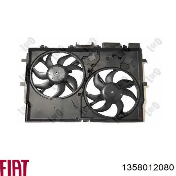 Difusor do radiador de esfriamento, montado com motor e roda de aletas Fiat/Alfa/Lancia 1358012080 preço, a partir de 132,92 EUR