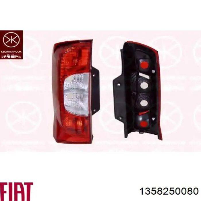 1358250080 Fiat/Alfa/Lancia Lanterna traseira esquerda