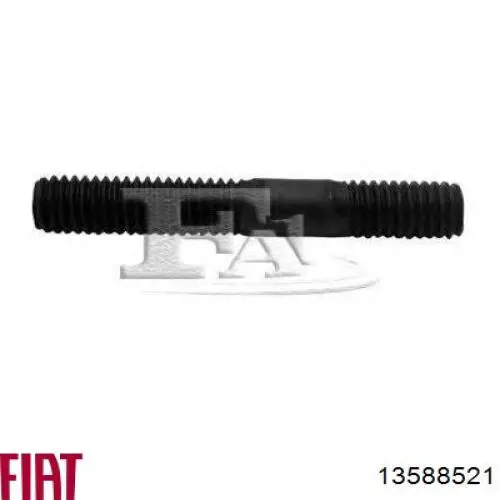 Compre 13588521 Fiat/Alfa/Lancia Parafuso (prego) de tubo coletor de escape