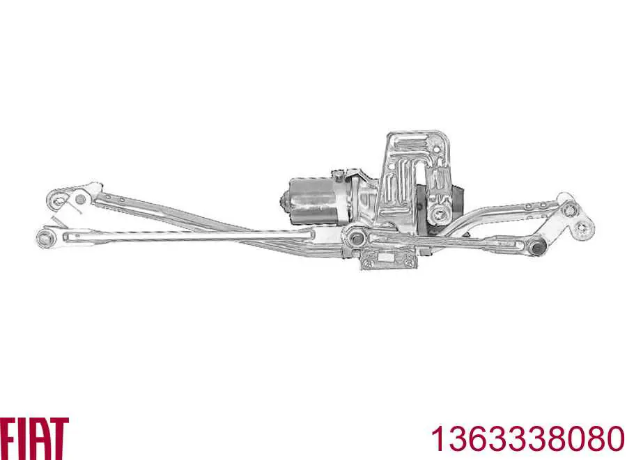 Trapézio de limpador pára-brisas Fiat/Alfa/Lancia 1363338080 preço, a partir de 111,66 USD