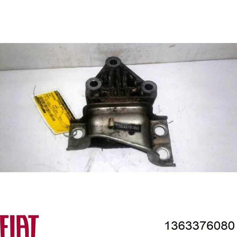 Coxim (suporte) direito de motor 1363376080 Fiat/Alfa/Lancia