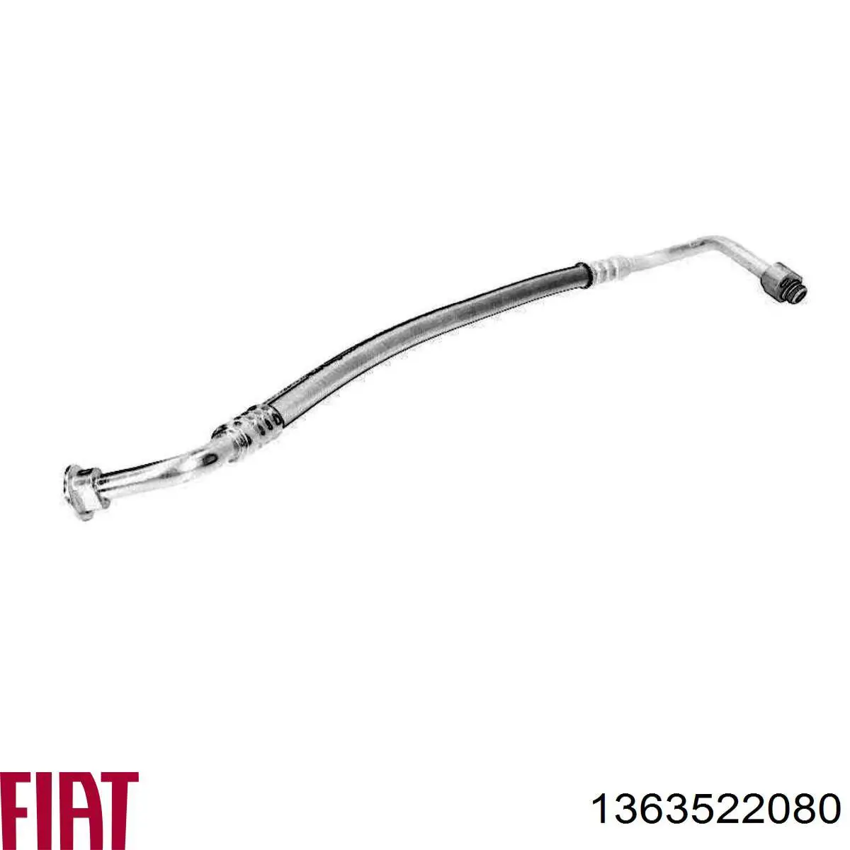 1363522080 Fiat/Alfa/Lancia Mangueira de aparelho de ar condicionado, desde o compressor até o radiador