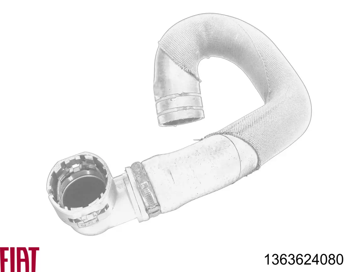 1363624080 Fiat/Alfa/Lancia Mangueira (cano derivado) do radiador de esfriamento superior
