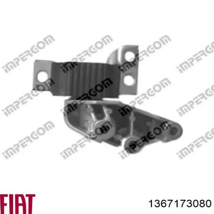 Coxim (suporte) direito de motor 1367173080 Fiat/Alfa/Lancia