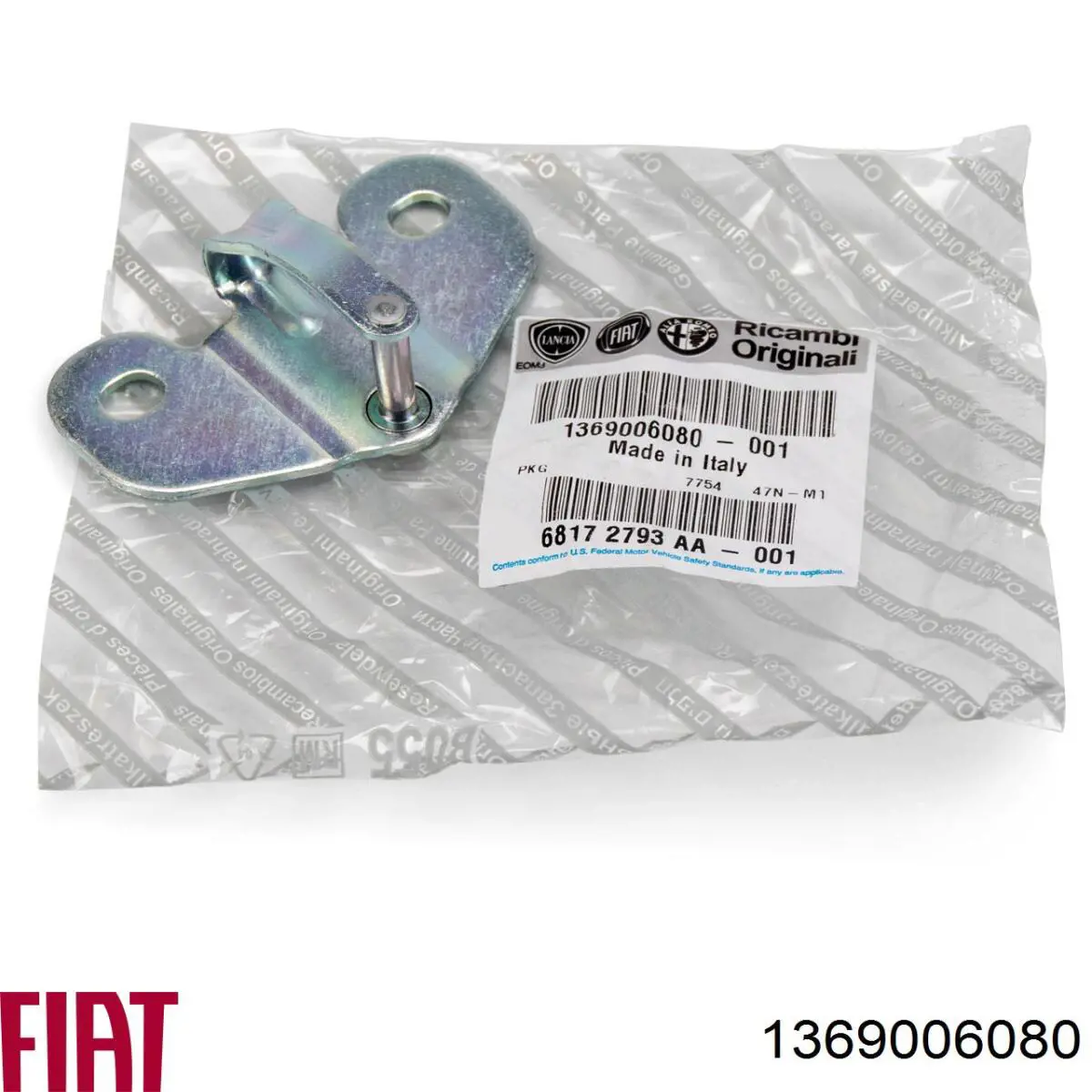Gozno de garra (parte complementar) esquerdo inferior de fecho da porta traseira batente Fiat/Alfa/Lancia 1369006080 preço, a partir de 7,87 USD