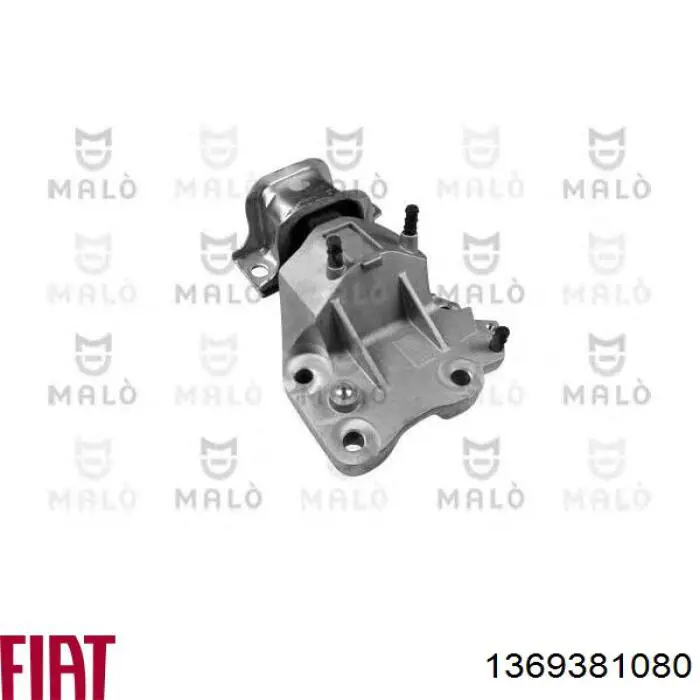 Coxim (suporte) esquerdo de motor 1369381080 Fiat/Alfa/Lancia