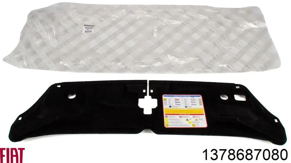 Isolamento de ruído da capota Fiat/Alfa/Lancia 1378687080