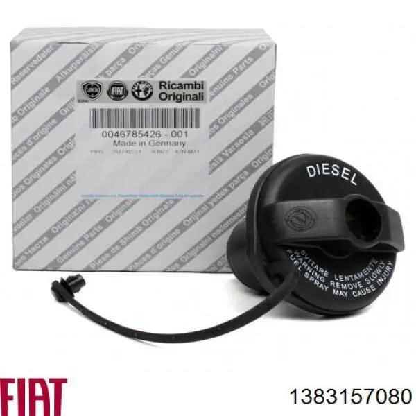 Instalação elétrica das luzes de nevoeiro dianteiras 1383157080 Fiat/Alfa/Lancia