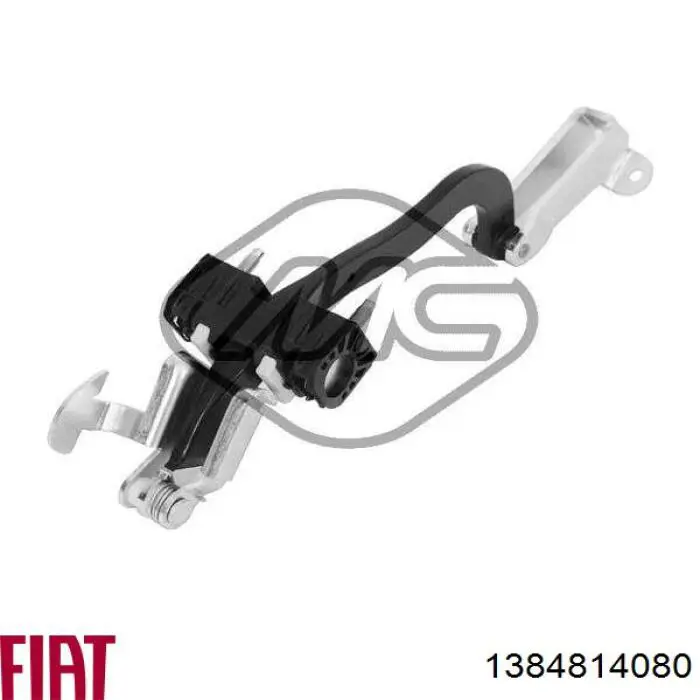 1384814080 Fiat/Alfa/Lancia Limitador esquerdo de abertura de porta da seção de bagagem (furgão)
