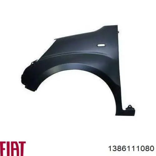 1386111080 Fiat/Alfa/Lancia Pára-lama dianteiro esquerdo