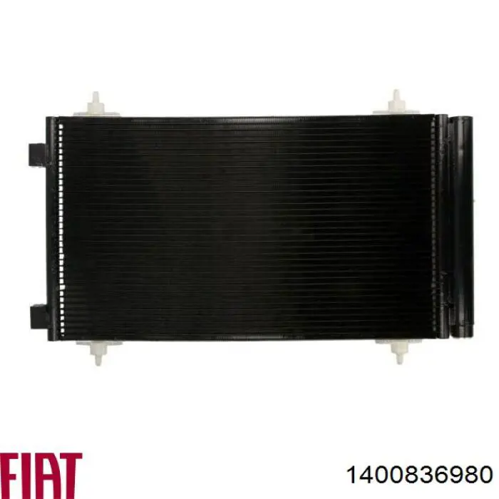 1400836980 Fiat/Alfa/Lancia Radiador de aparelho de ar condicionado