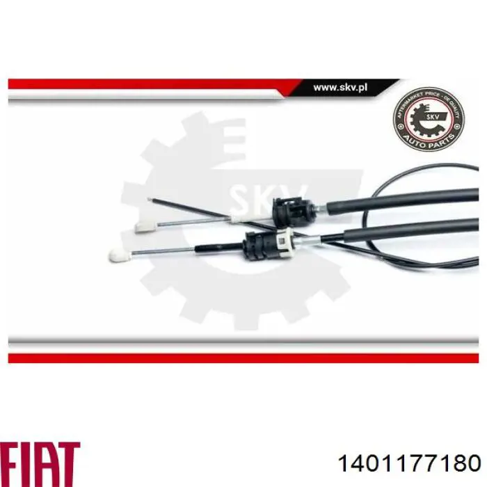Compre 1401177180 Fiat/Alfa/Lancia Cabo de mudança duplo