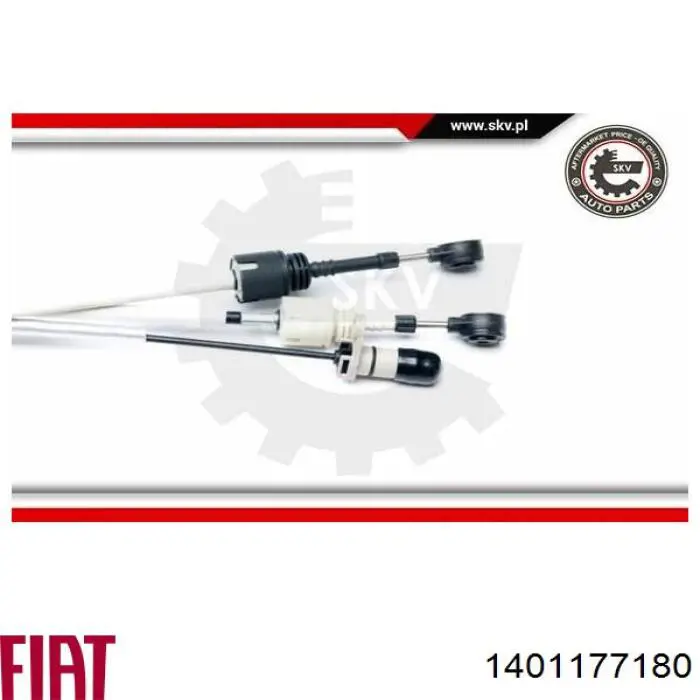 1401177180 Fiat/Alfa/Lancia Cabo de mudança duplo