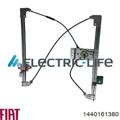 1440161380 Fiat/Alfa/Lancia Mecanismo de acionamento de vidro da porta dianteira esquerda