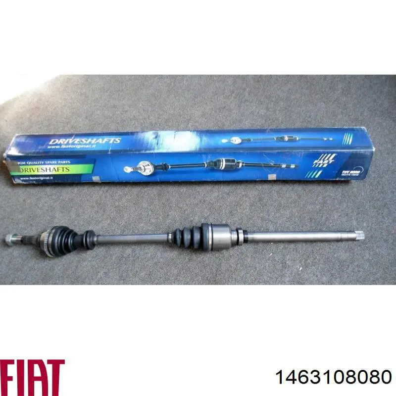 1463108080 Fiat/Alfa/Lancia Semieixo (acionador) dianteiro direito