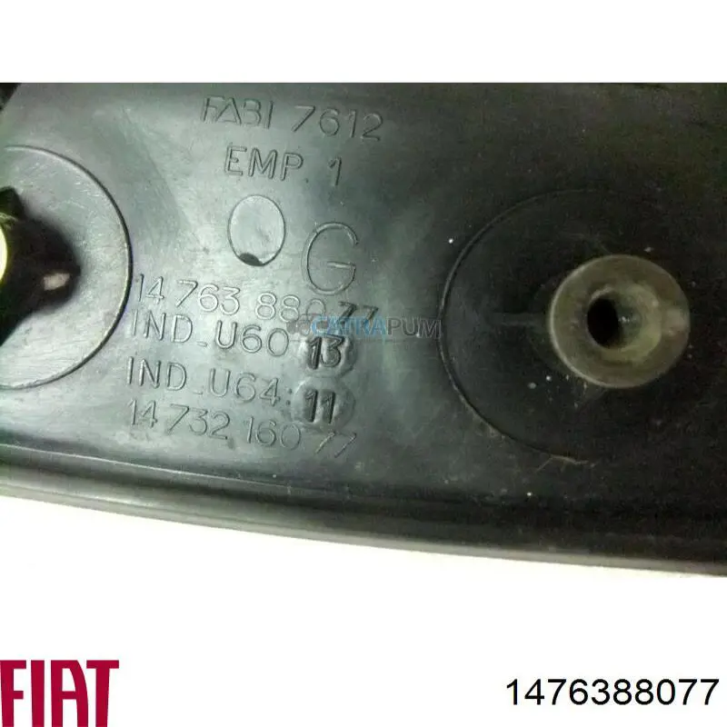 Compre 1476388077 Fiat/Alfa/Lancia Maçaneta dianteira esquerda externa da porta