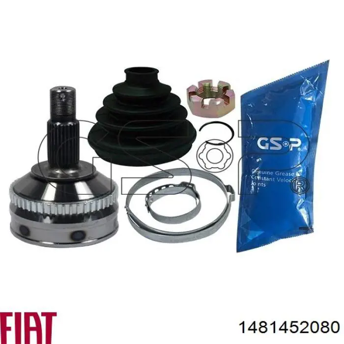Semieixo (acionador) dianteiro esquerdo Fiat/Alfa/Lancia 1481452080 preço, a partir de 124,09 USD
