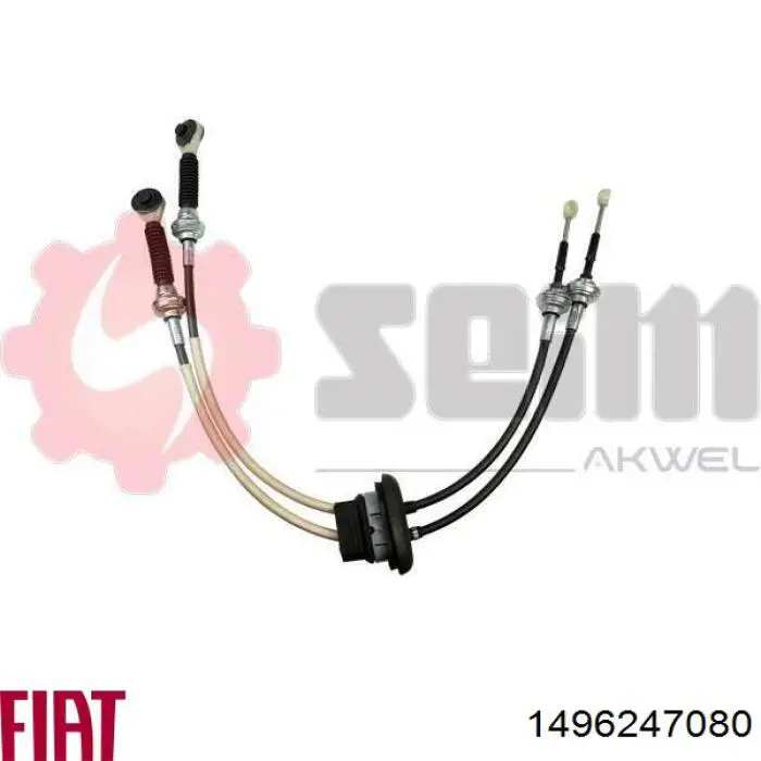 1496247080 Fiat/Alfa/Lancia Cabo de mudança duplo