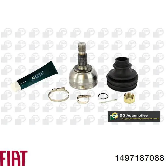 Semieixo (acionador) dianteiro esquerdo Fiat/Alfa/Lancia 1497187088 preço, a partir de 150,70 USD