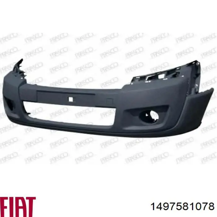 Compre 1497581078 Fiat/Alfa/Lancia Pára-choque dianteiro