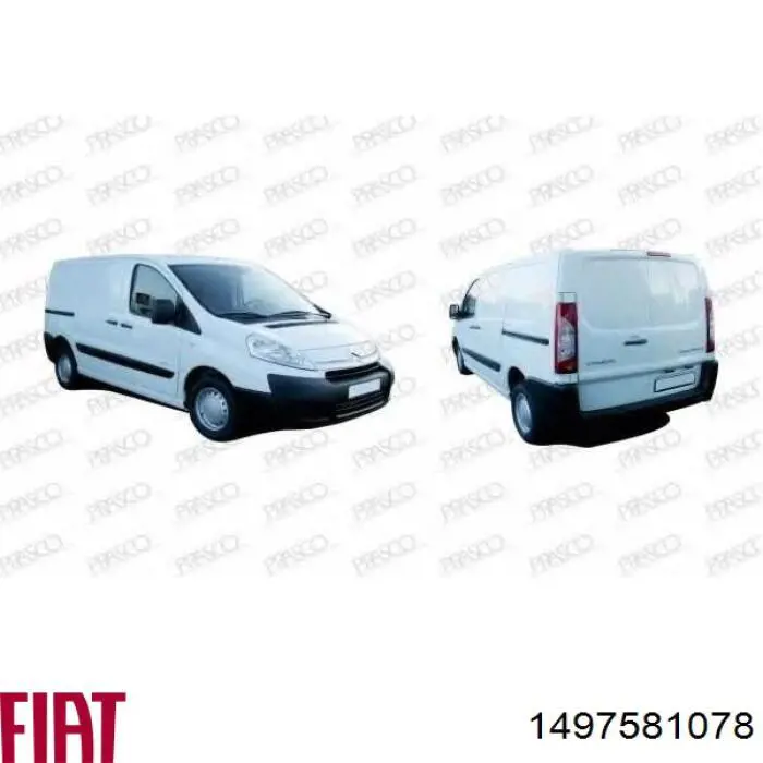 1497581078 Fiat/Alfa/Lancia Pára-choque dianteiro