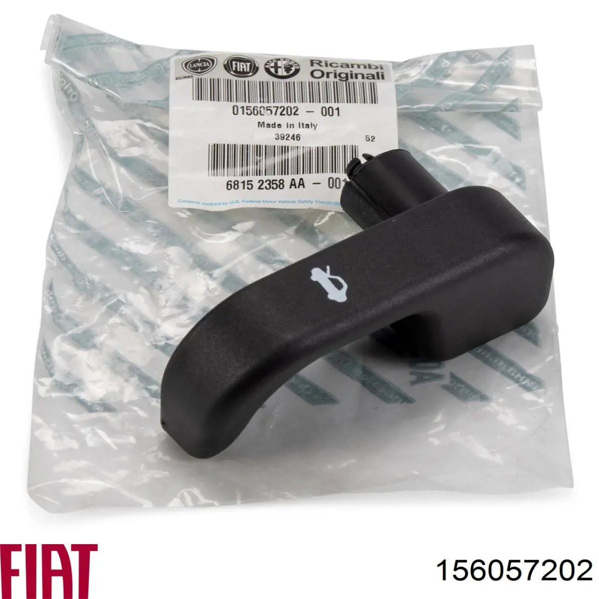 156057202 Fiat/Alfa/Lancia Puxador de abertura da capota