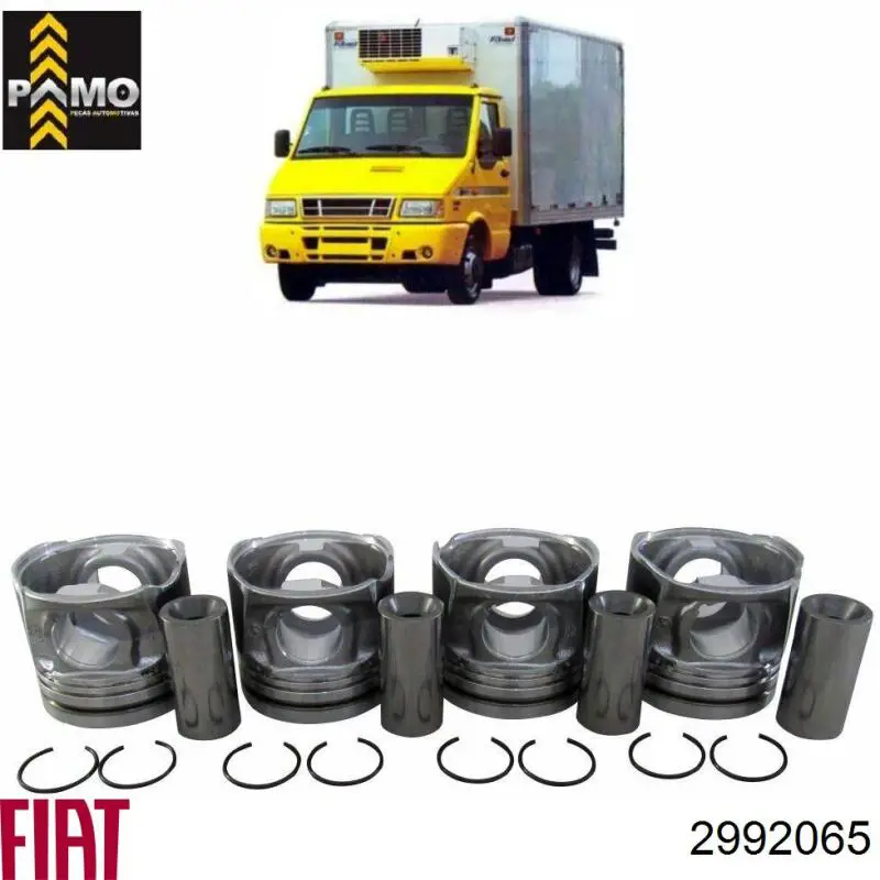 99000 Mahle Original Pistão do kit para 1 cilindro, STD