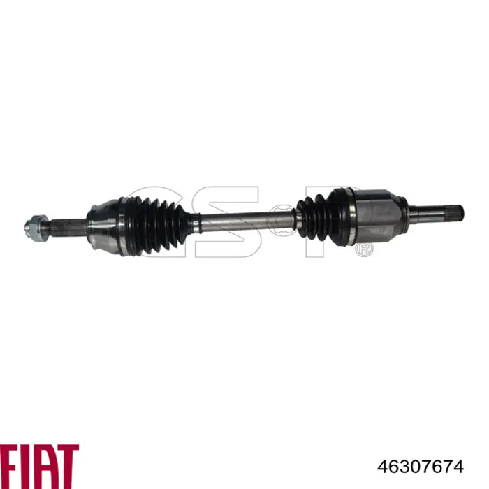 46307674 Fiat/Alfa/Lancia Semieixo (acionador) dianteiro esquerdo