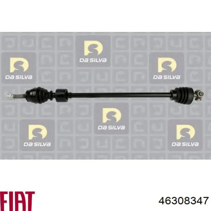 Semieixo (acionador) dianteiro direito 46307999 Fiat/Alfa/Lancia