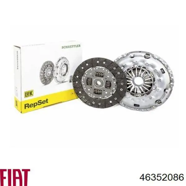 Kit de embraiagem (3 peças) 46352086 Fiat/Alfa/Lancia