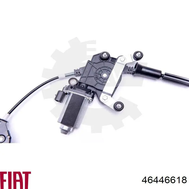 46446618 Fiat/Alfa/Lancia Mecanismo de acionamento de vidro da porta dianteira direita