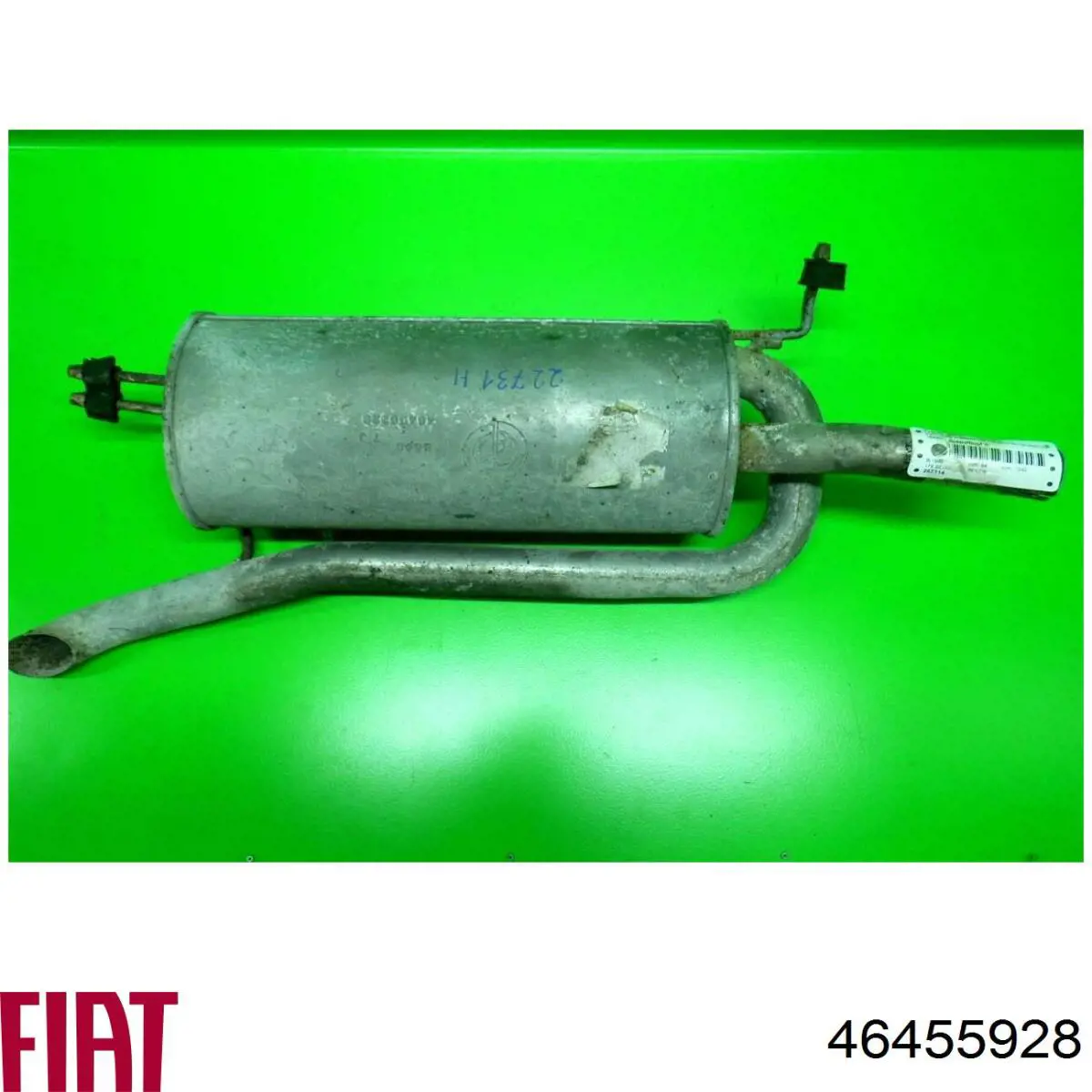 Compre 46455928 Fiat/Alfa/Lancia Silenciador, parte traseira