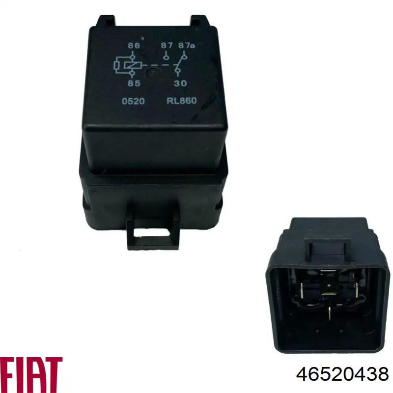 46520438 Fiat/Alfa/Lancia Relê de ventilador