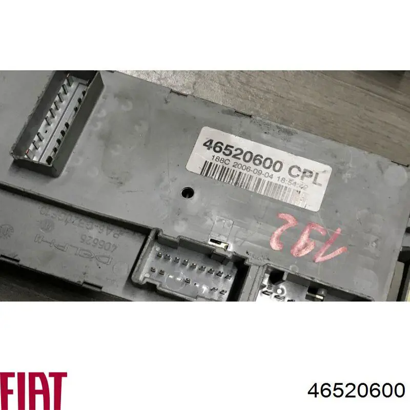 46520600 Fiat/Alfa/Lancia Unidade traseira do salão de dispositivos de segurança