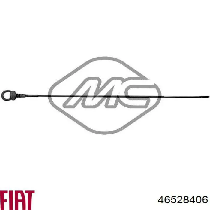 Compre 46528406 Fiat/Alfa/Lancia Sonda (indicador) do nível de óleo no motor