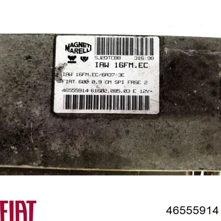 46555914 Fiat/Alfa/Lancia Módulo de direção (Centralina eletrônica) de motor