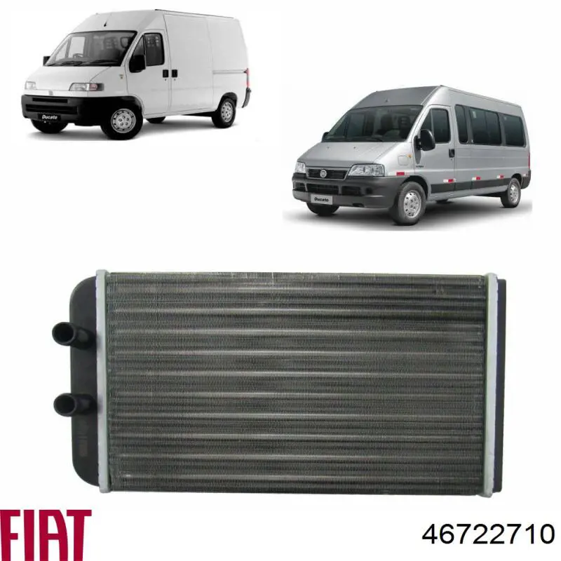 46722710 Fiat/Alfa/Lancia Radiador de forno (de aquecedor)