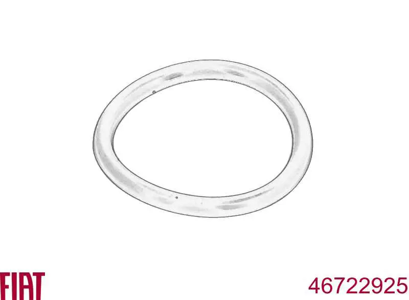 46722925 Fiat/Alfa/Lancia Vedante anular de tubo de aparelho de ar condicionado