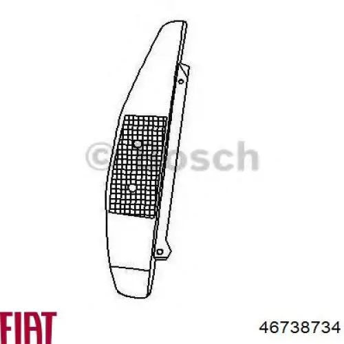 Lanterna traseira direita 46738734 Fiat/Alfa/Lancia