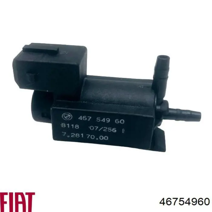 46754960 Fiat/Alfa/Lancia Válvula solenoide de regulação de comporta EGR