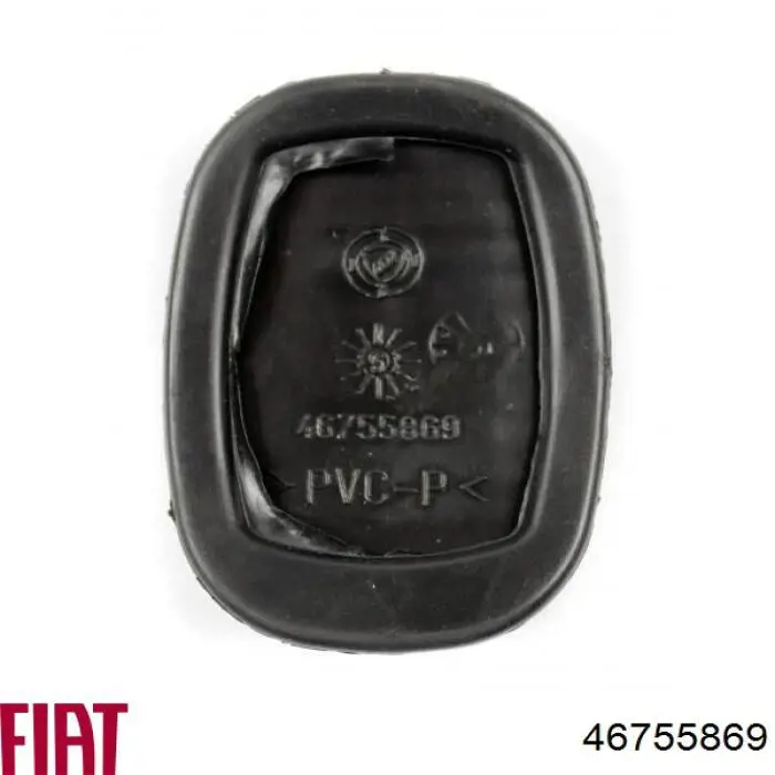Compre 60816700 Fiat/Alfa/Lancia Placa sobreposta de pedal de embraiagem