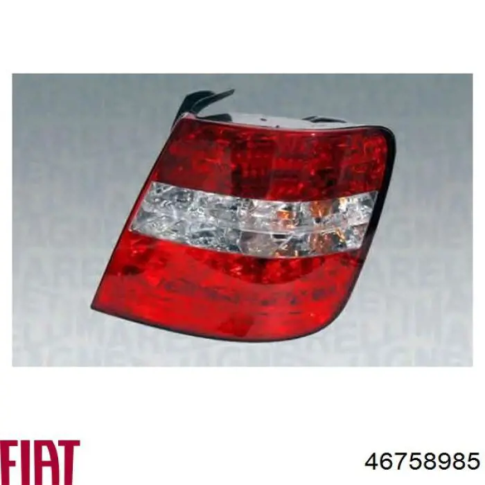 Compre 0046758985 Fiat/Alfa/Lancia Lanterna traseira direita
