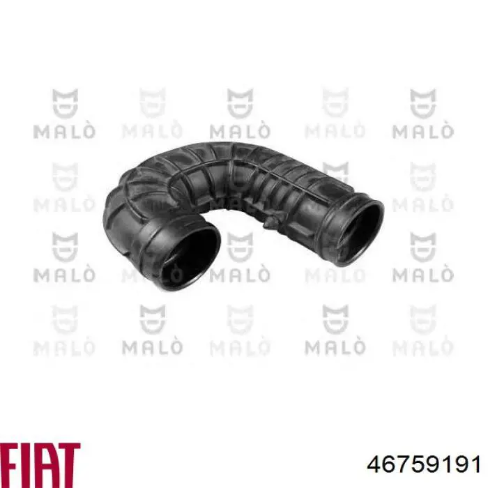 46759191 Fiat/Alfa/Lancia Cano derivado de ar, saída de filtro de ar