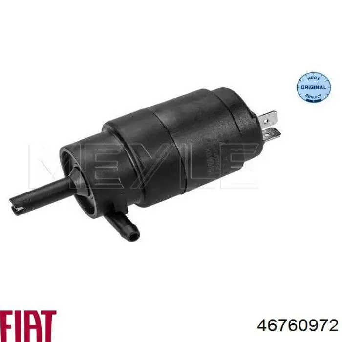 46760972 Fiat/Alfa/Lancia Bomba de motor de fluido para lavador de vidro dianteiro