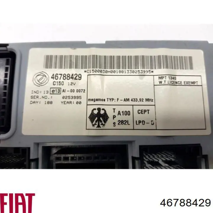 Compre 46774360 Fiat/Alfa/Lancia Módulo de direção (Centralina eletrônica) de imobilizador