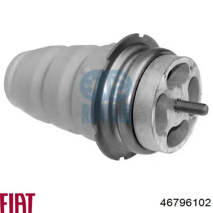 Pára-choque (grade de proteção) de amortecedor traseiro 46796102 Fiat/Alfa/Lancia